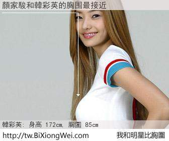 顏家駿和明星比胸圍的結果