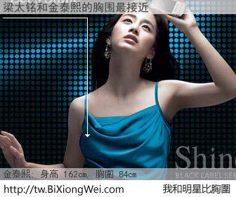 梁太铭和明星比胸圍的結果
