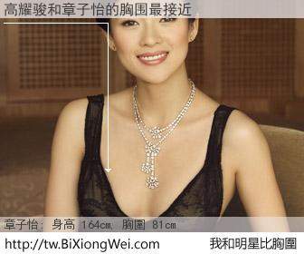 高耀骏和明星比胸圍的結果